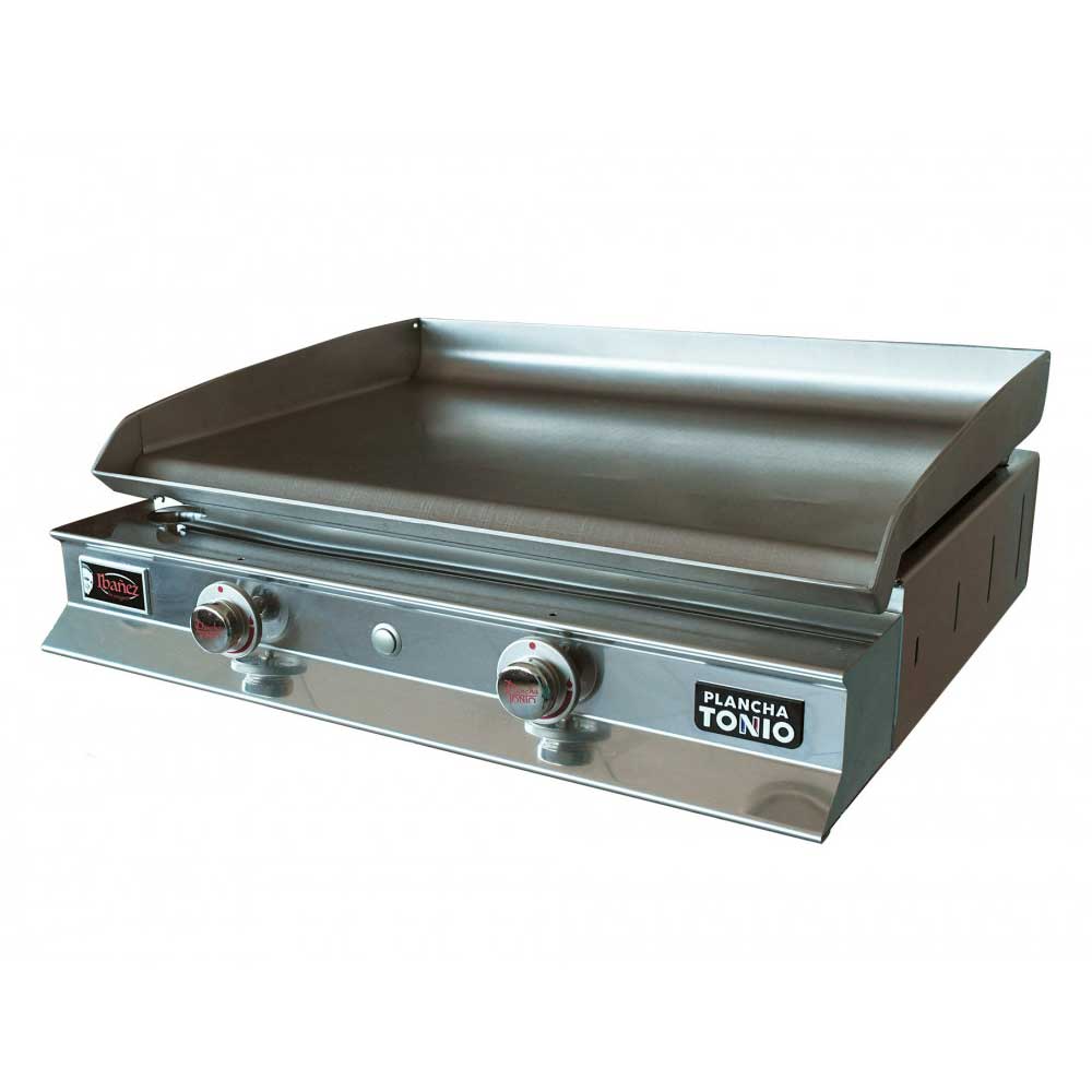 Plancha gaz inox IBANEZ 2 feux – PLANCHA TONIO