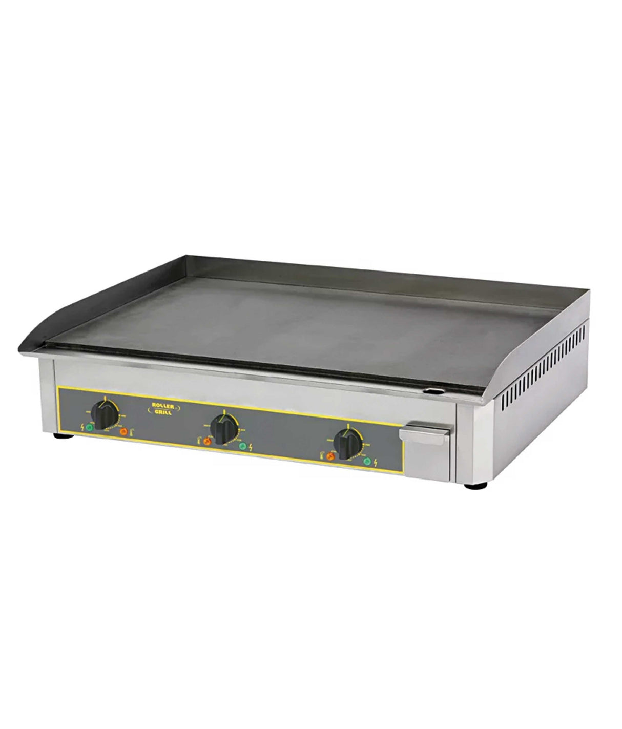 Plaque à snacker électrique en acier décarburé 3 zones de cuisson – ROLLER GRILL