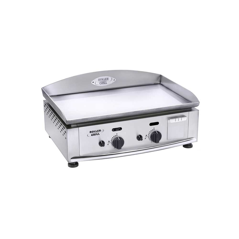 Plancha gaz tout inox 2 brûleurs – ROLLER GRILL