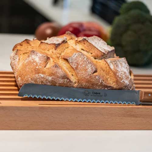 Planche à pain avec couteau OFFERT - CHABRET promotion