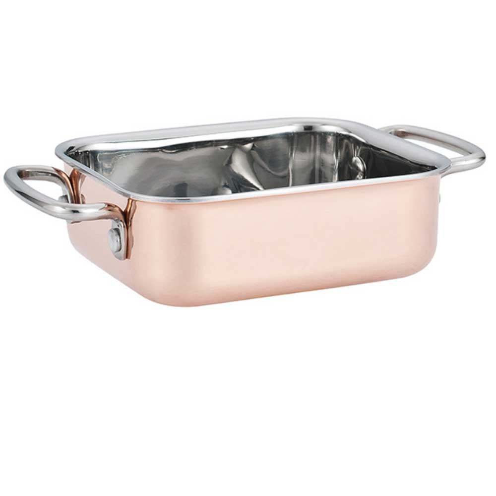 Plat rectangulaire Cuivre Allure Miniature - BAUMALU