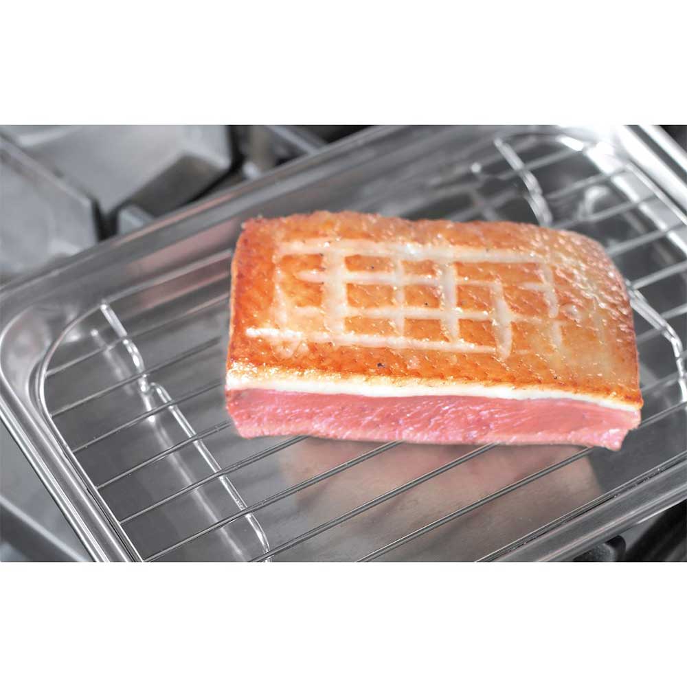 Plateau à dresser avec grille 26 x 18,5 cm - LOUIS TELLIER pas cher