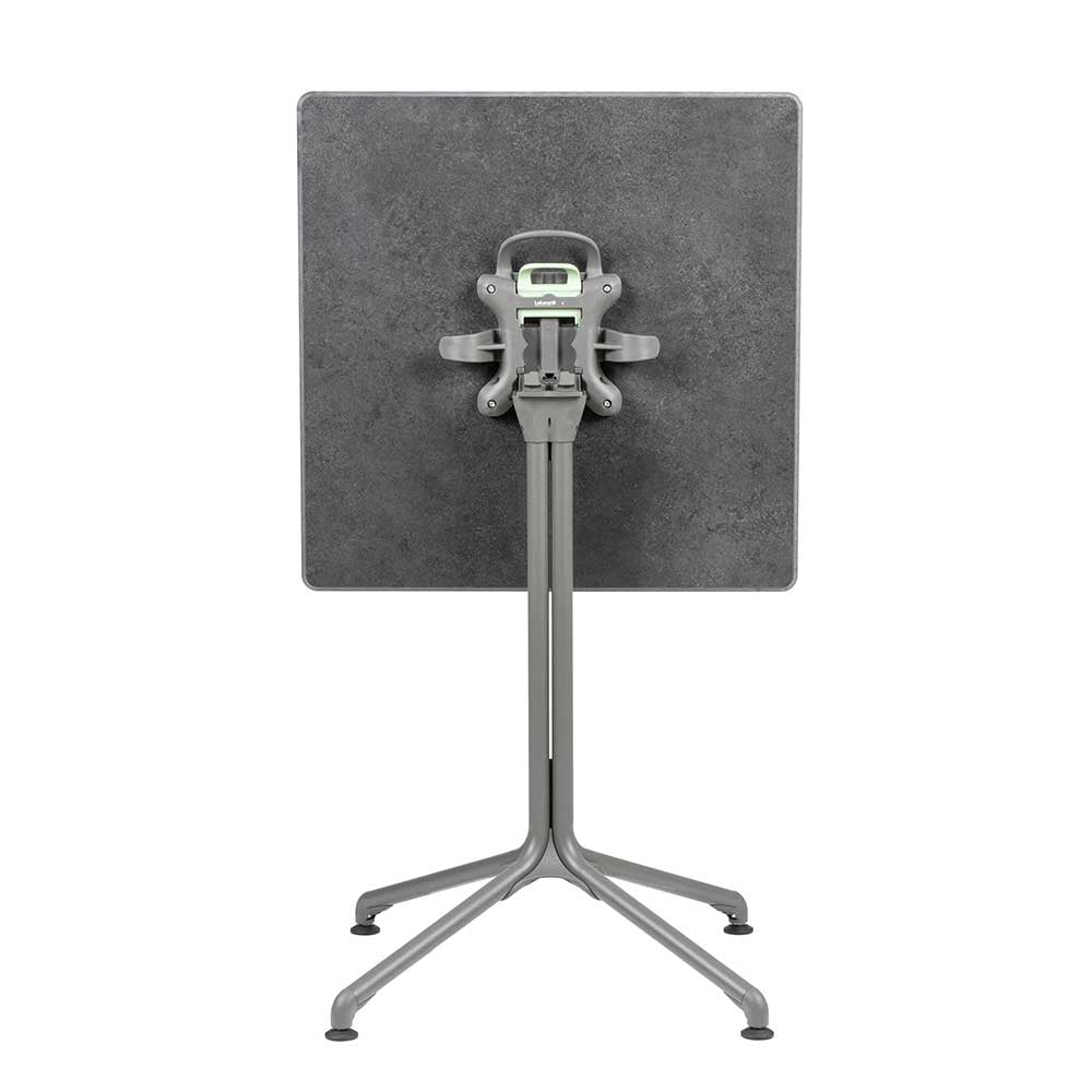 Plateau de table carré 59 cm Horizon panneau stratifié – LAFUMA fusain terrasse