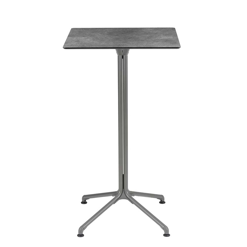 Plateau de table carré 59 cm Horizon panneau stratifié – LAFUMA fusain café bar