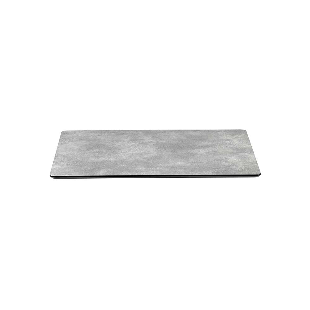 Plateau de table carré 69 cm Horizon panneau stratifié – LAFUMA ciment café exterieur
