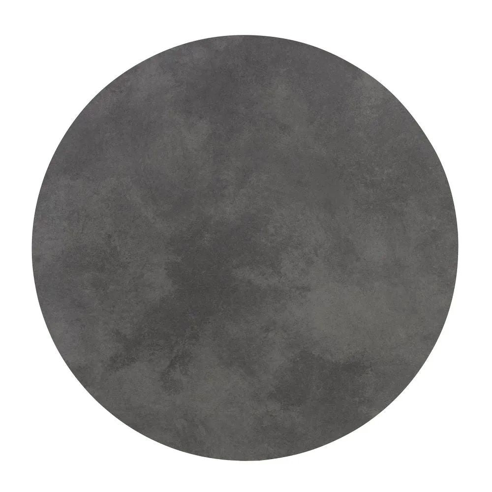 Plateau de table rond Ø69 cm HPL coloris Fusain – LAFUMA