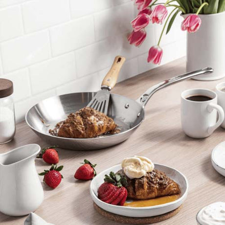 Poêle Affinity Inox 20 cm - de BUYER poignée fixe