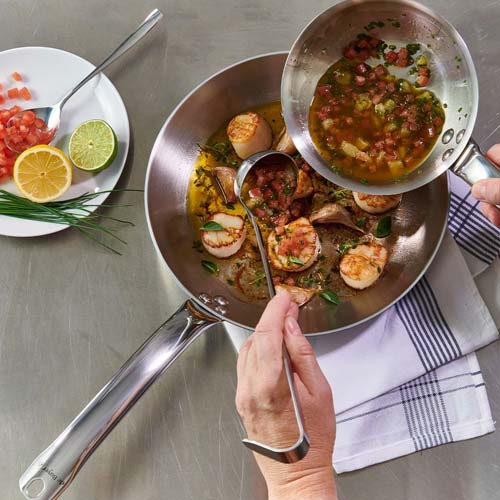 Poêle Alchimy Inox 20 cm - de BUYER cuisson maitrisée