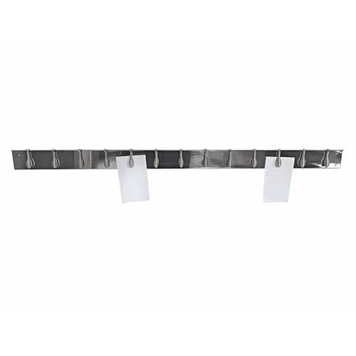 Porte-Fiches aimanté inox 13 Ressorts 100cm - Louis Tellier