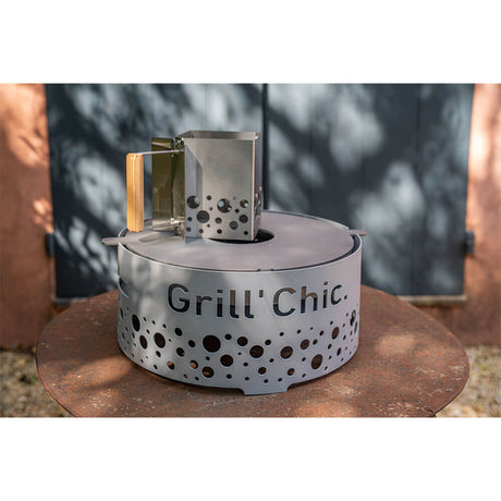 P'tit Grill Braséro de Table - GRILL CHIC avec cheminée allumage