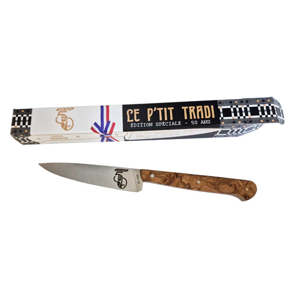 Couteau Le P'TIT TRADI Frêne Edition Spéciale 50 ans - GOYON-CHAZEAU