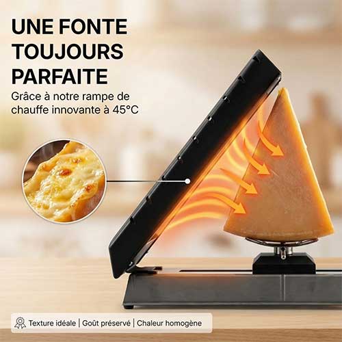Appareil à raclette Traditionnel 2 Personnes - LOUIS TELLIER Promo