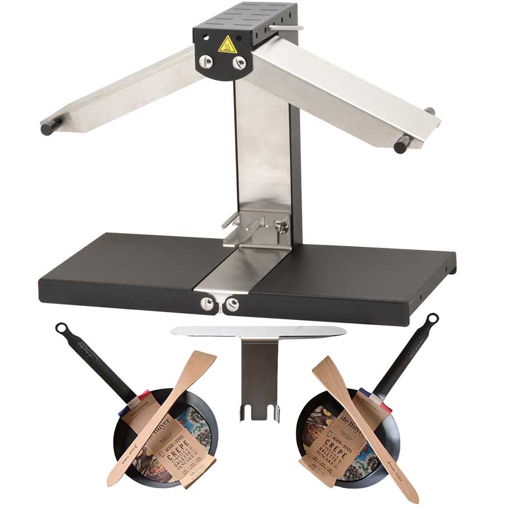 Appareil à Raclette Brezière noir avec kit Reblochade - Louis Tellier