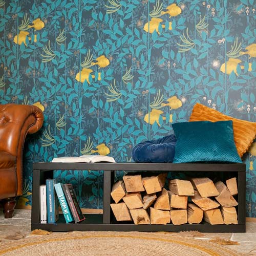 Range-bûches Meuble Studio - LE MARQUIER cheminée poêle chauffage hiver