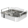 Plat à Four Inox 40 cm avec accessoires - CRISTEL