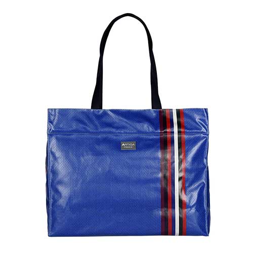 Sac Aniko CHEVRON - ARTIGA bleu atoll