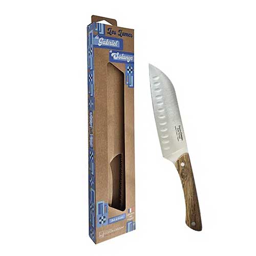 Couteau Santoku Alvéolé Gabriel - GOYON-CHAZEAU