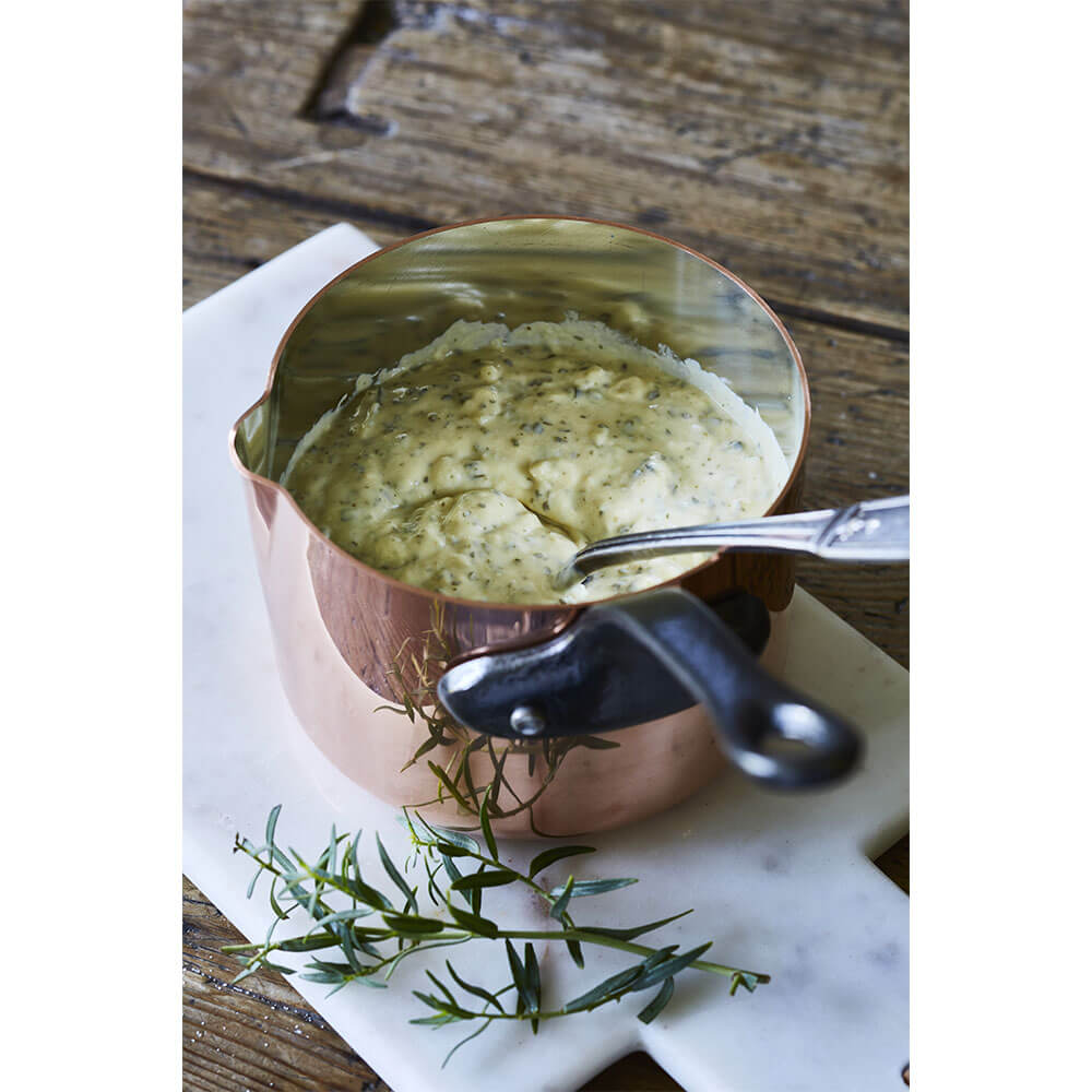 Saucière Cuivre Etamé tous feux - BAUMALU avec sauce