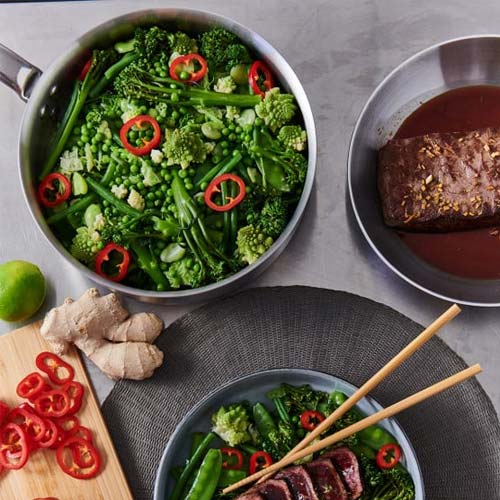 Sauteuse droite Alchimy Inox 24 cm - de BUYER robuste manche fixe riveté