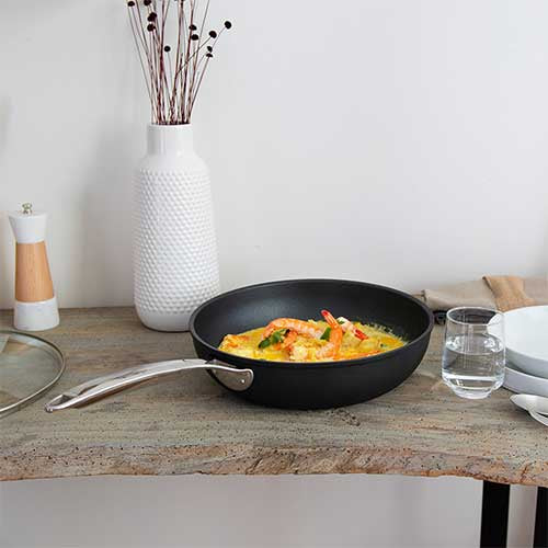 Sauteuse aluminium CASTEL'PRO ULTRALU Ceraliss+ 28cm - CRISTEL Promotion