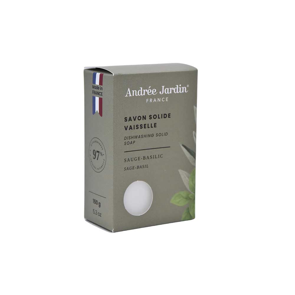 Produit vaisselle solide sauge basilic - ANDREE JARDIN