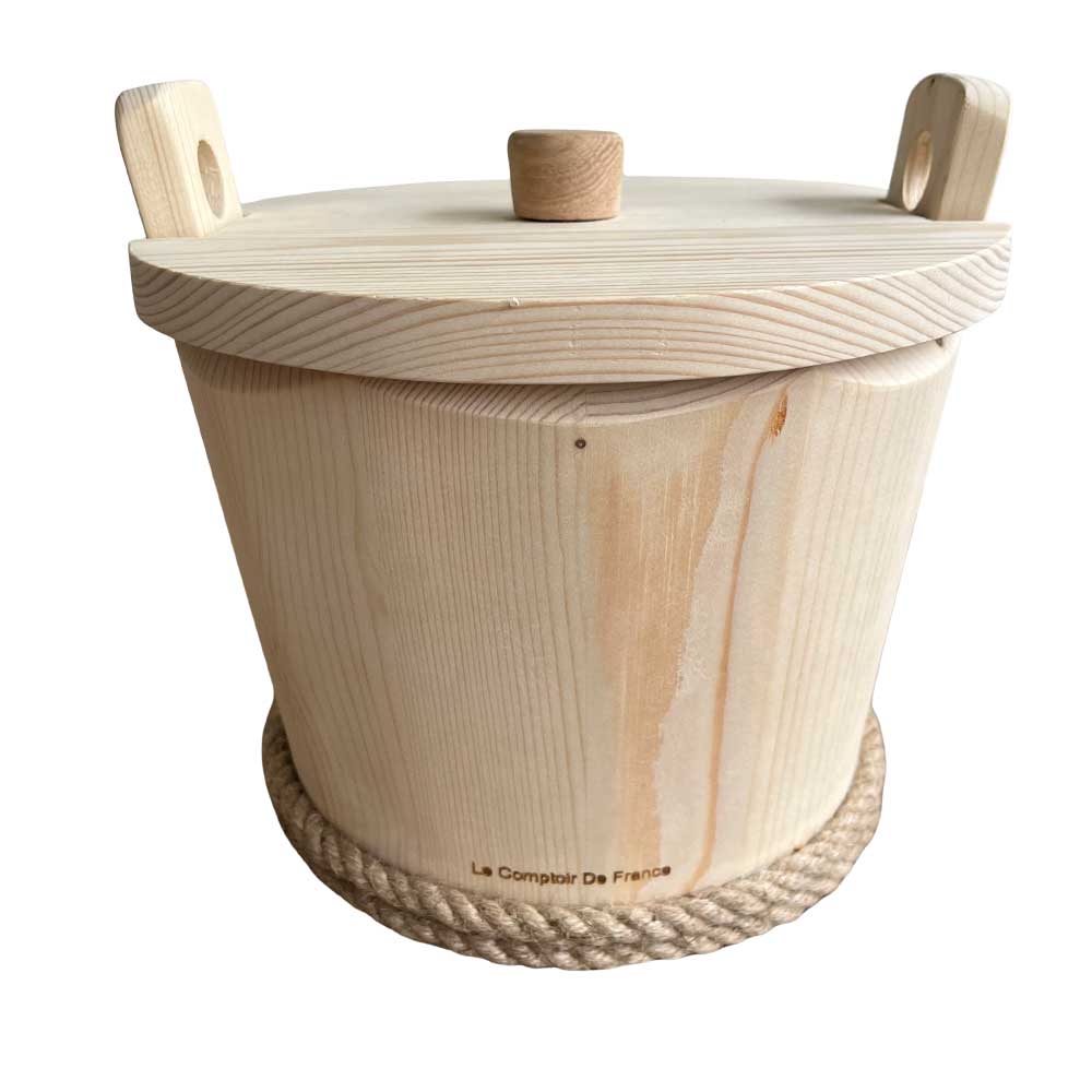 Seille Patatière en bois - Le Comptoir de France Grand modèle