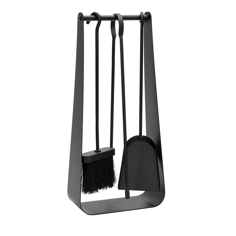 Serviteur pour cheminée TRIVIO - DIXNEUF acier noir