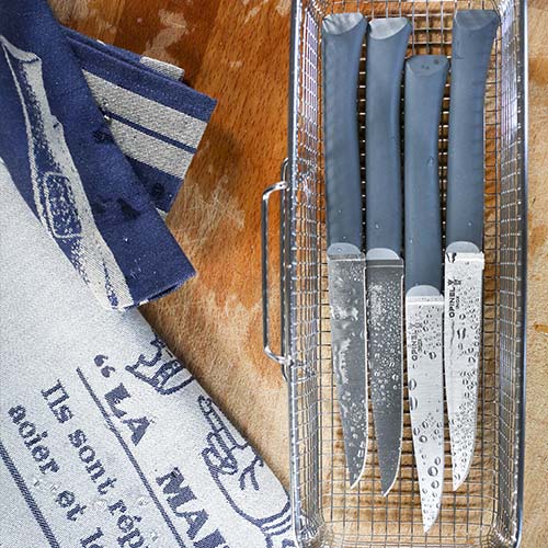Coffret 4 couteaux de table Bon Appétit + Anthracite - OPINEL quotidien résistant de qualité