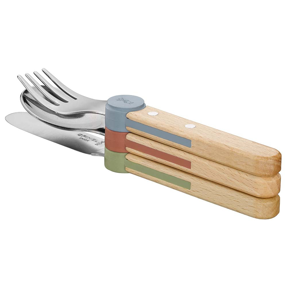 Set de couverts pour enfant - Le Petit Gourmet - OPINEL panaché coloré