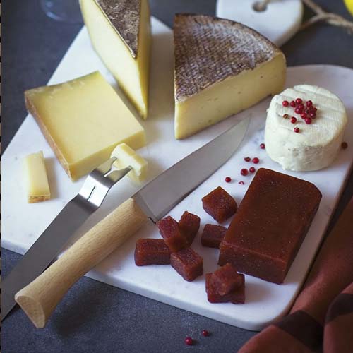 Set Fromage Couteau + Fourchette - OPINEL plateau fromage