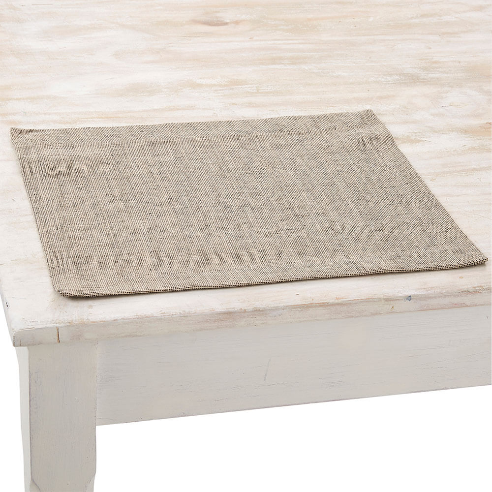 Set de table Modena 45x35cm Noir - Charvet Editions