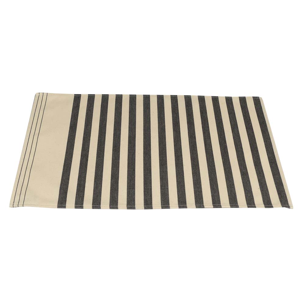 Set de table enduit SAUVELADE écru - ARTIGA rayures asymétriques
