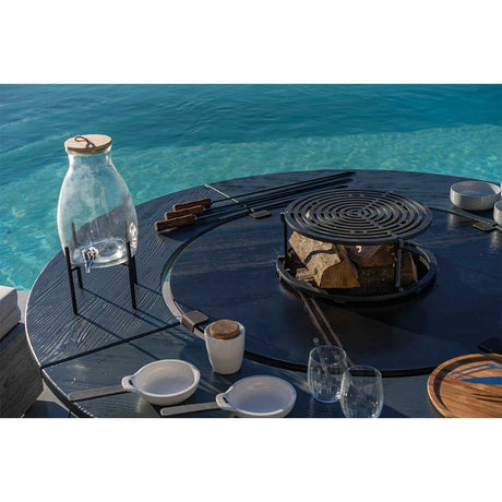 Table Anneau Bois pour Brasero - GRILL CHIC