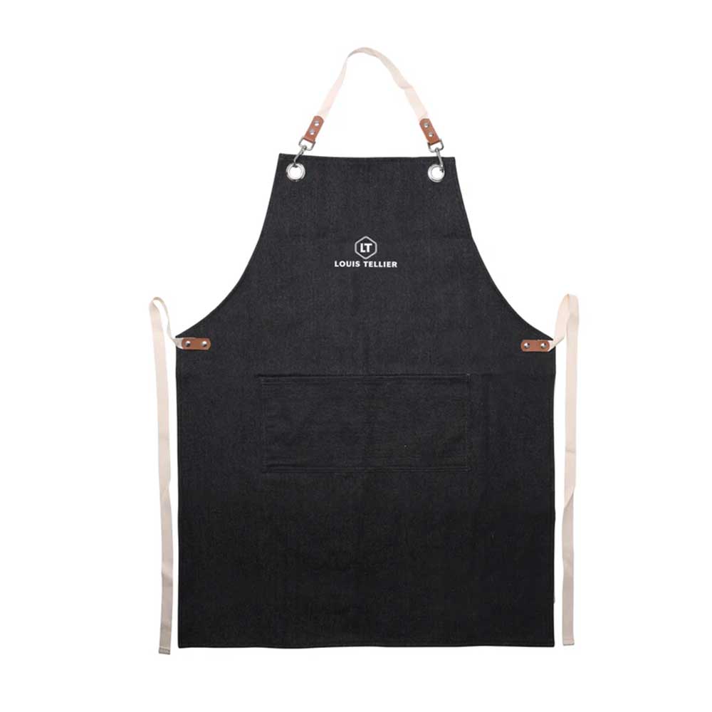 Tablier de cuisine couleur denim - LOUIS TELLIER