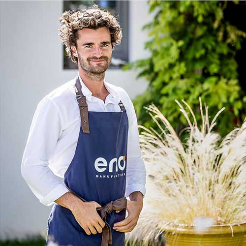 Tablier de cuisine Bleu Navy - ENO promotion