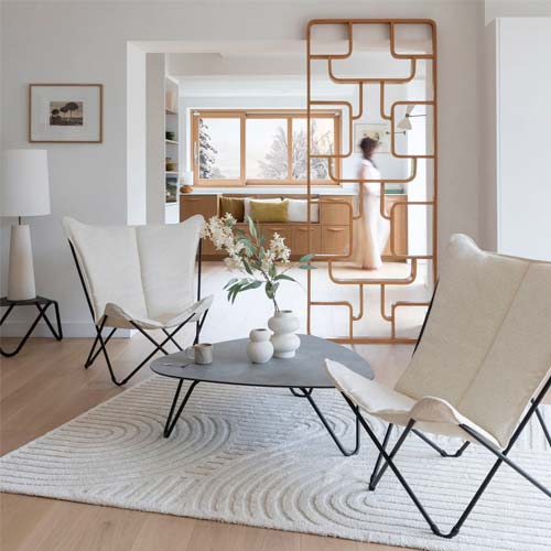 Tapis intérieur Niksen Beige LAFUMA salon