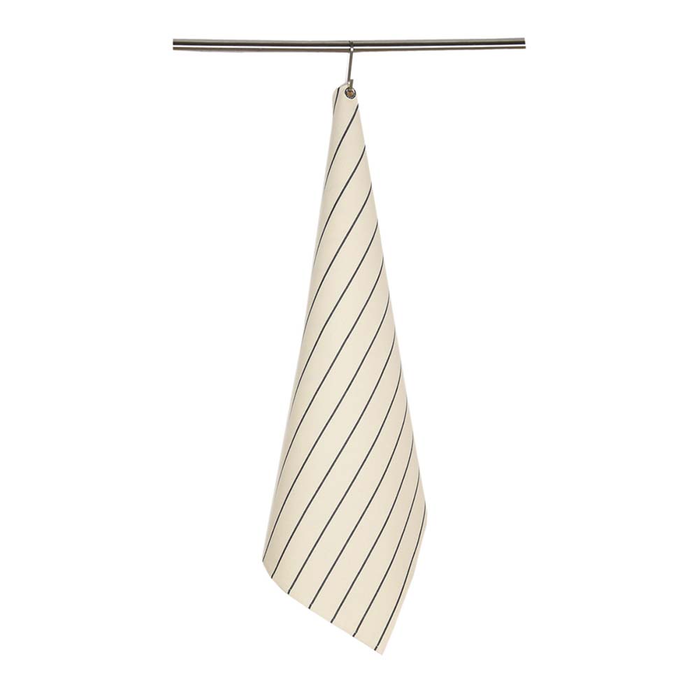 Torchon SAUVELADE Ecru - ARTIGA COTON RAYURES