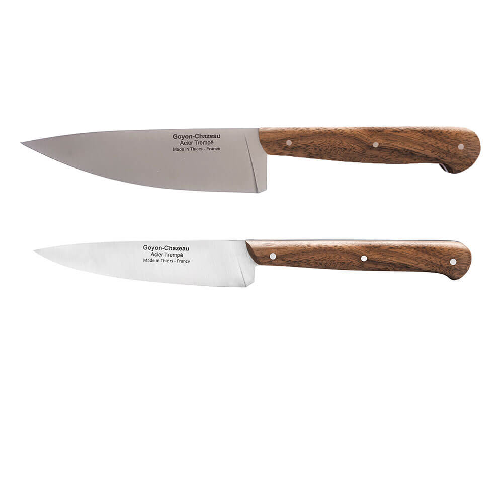 Lot de 2 couteaux TRADI Noyer - GOYON-CHAZEAU