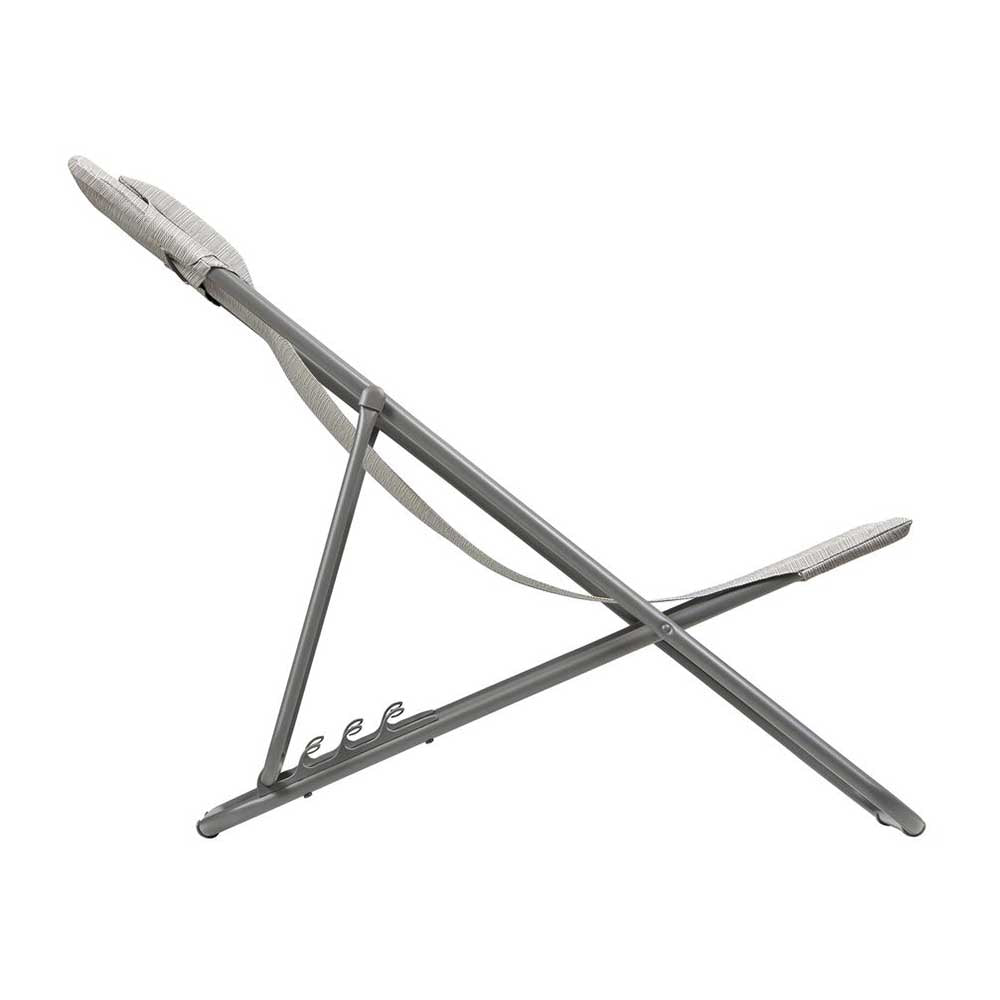 Chaise longue pliante compacte MAXI TRANSAT + toile Batyline DUO - LAFUMA confort