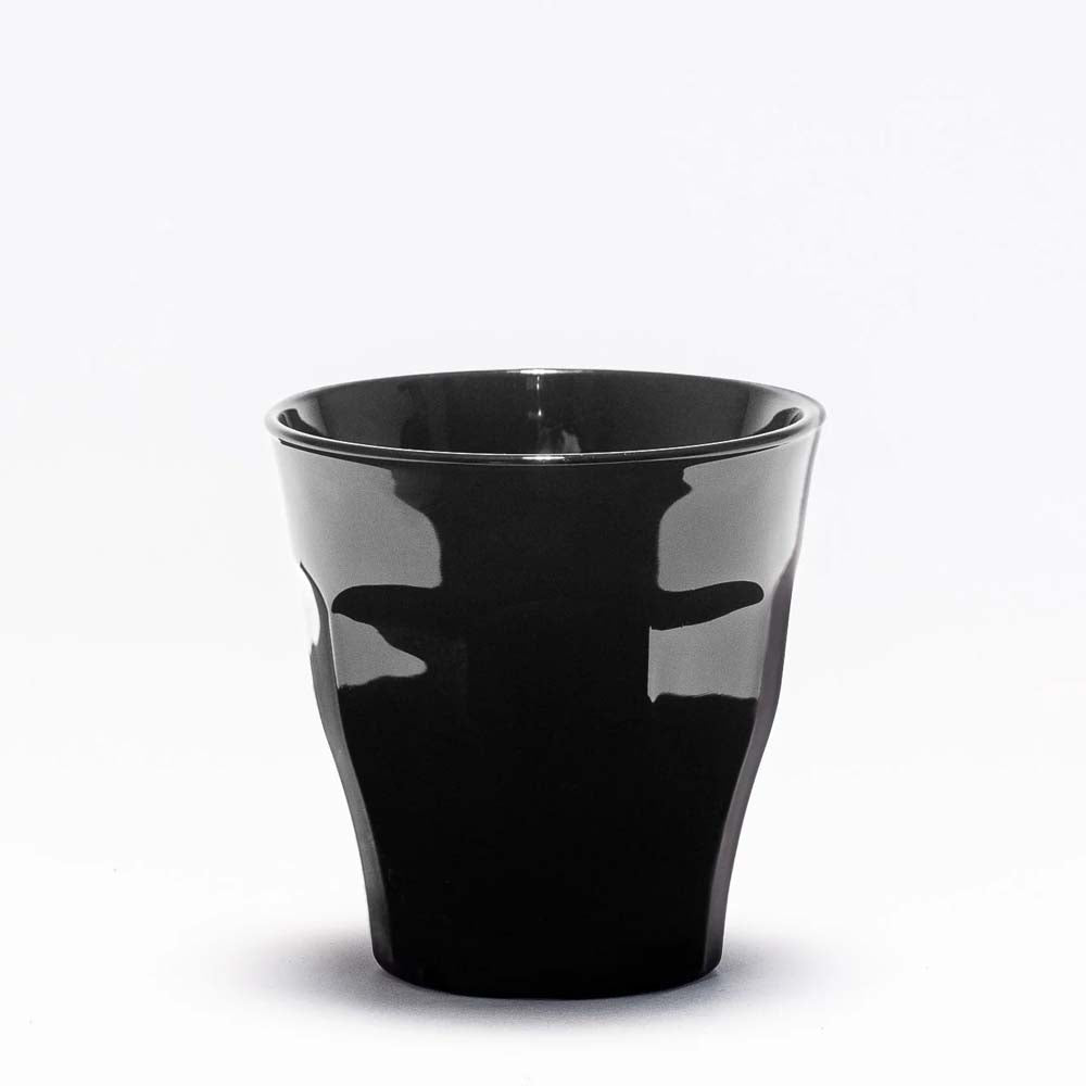 Lot de 6 verres 25 cl Noir - PICARDIE - DURALEX brillant opaque noir