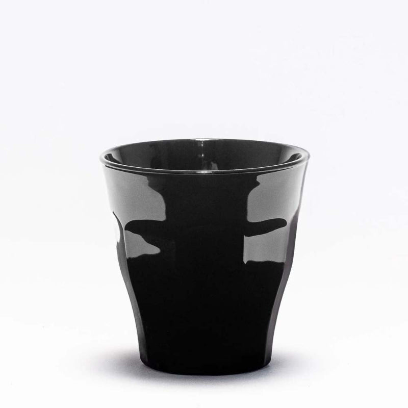 Lot de 6 verres 25 cl Noir - PICARDIE - DURALEX brillant opaque noir