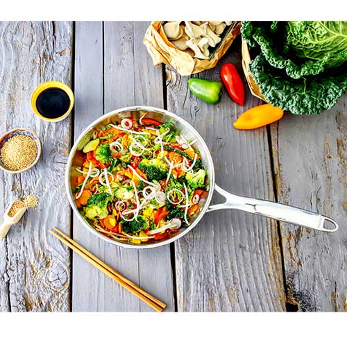 Lot 2 Woks Inox Castel'Pro - CRISTEL promo