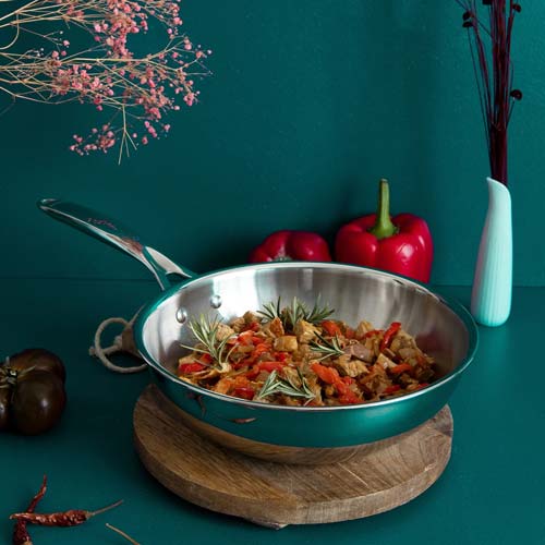 Wok Inox Castel'Pro - CRISTEL cuisine saine asiatique