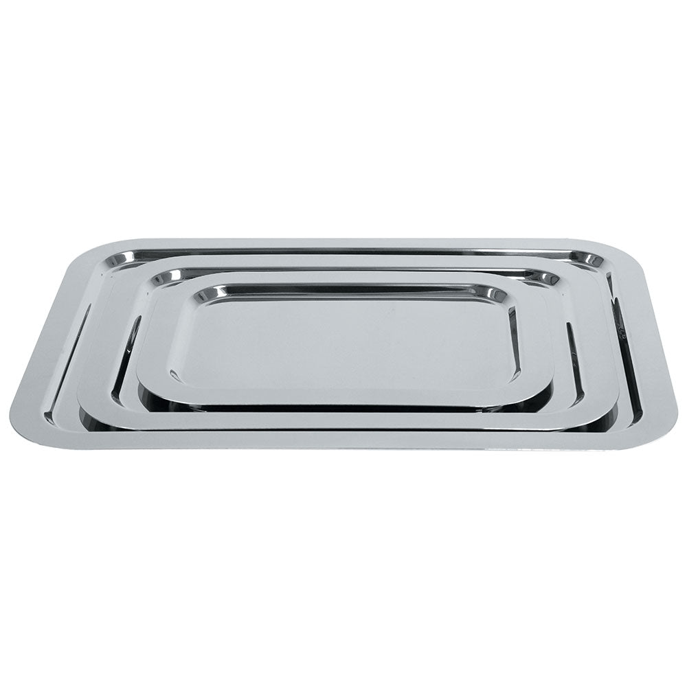3 plateaux Inox - CRISTEL
