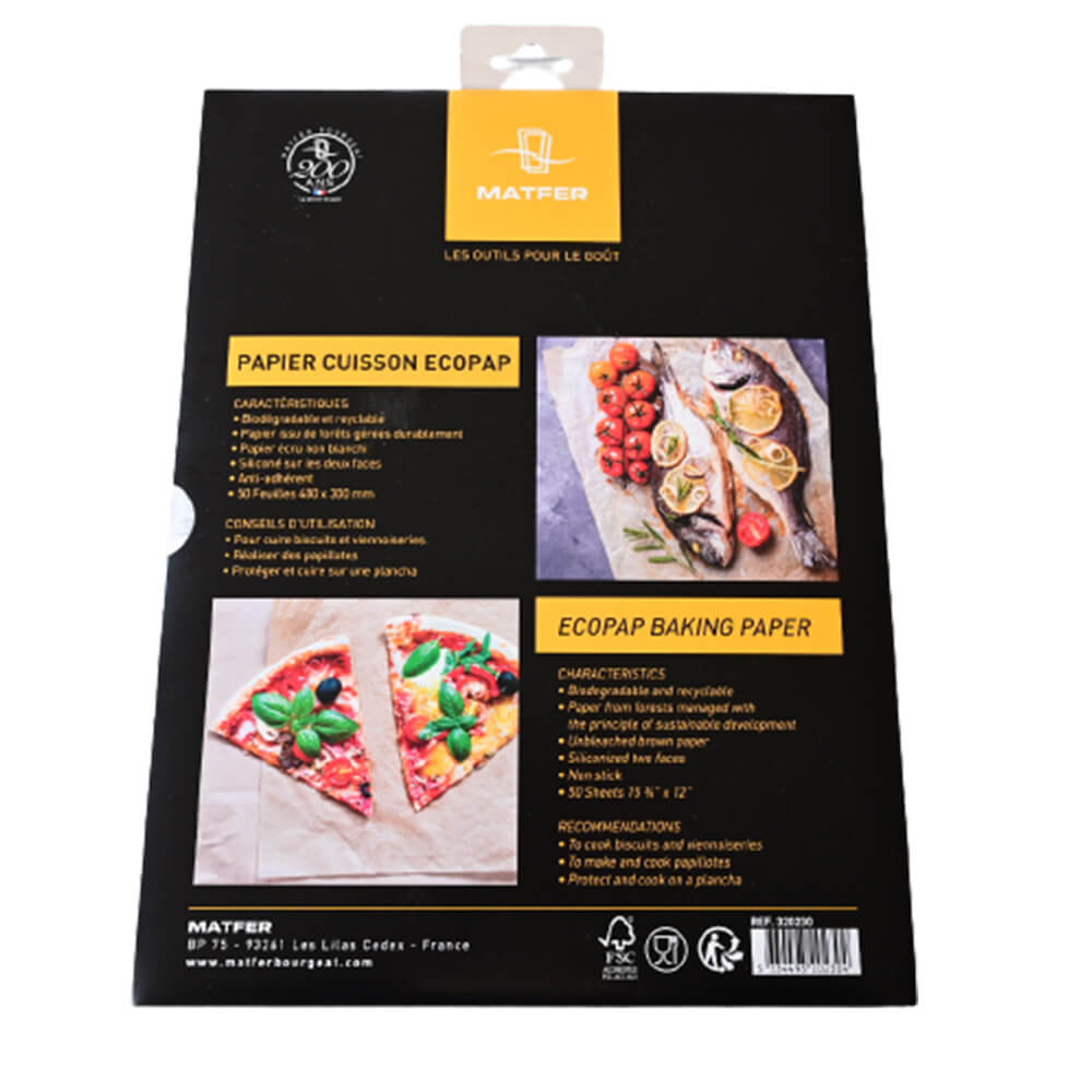 50 feuilles de Papier cuisson - MATFER