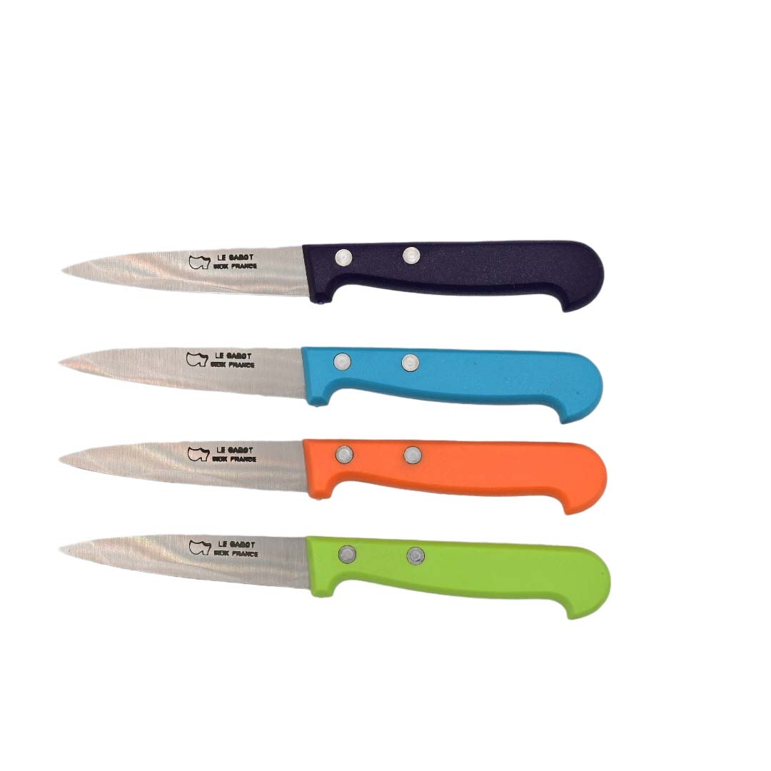 Coffret de 4 couteaux office couleur Au Sabot