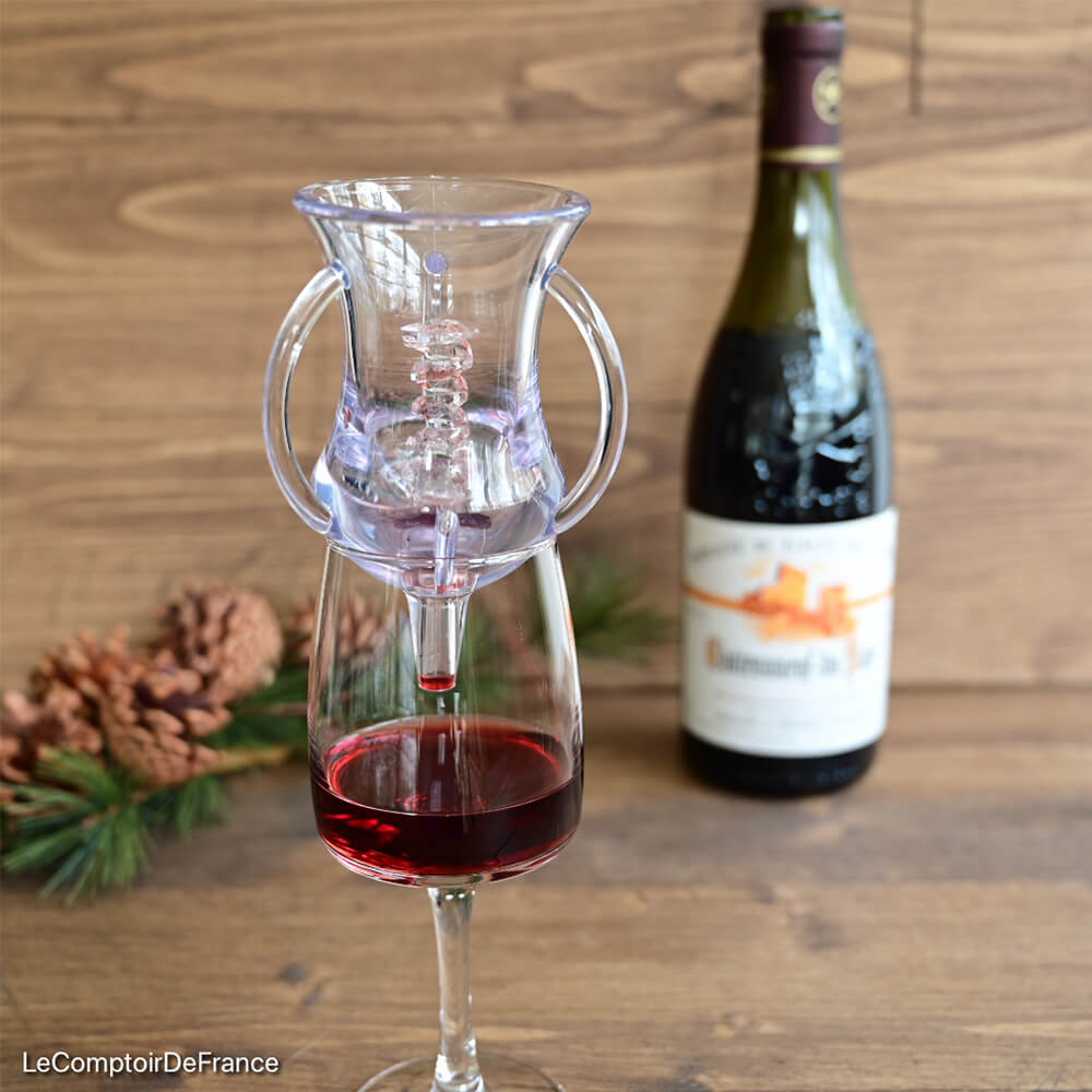Aérateur de Vin en situation- Vinitem