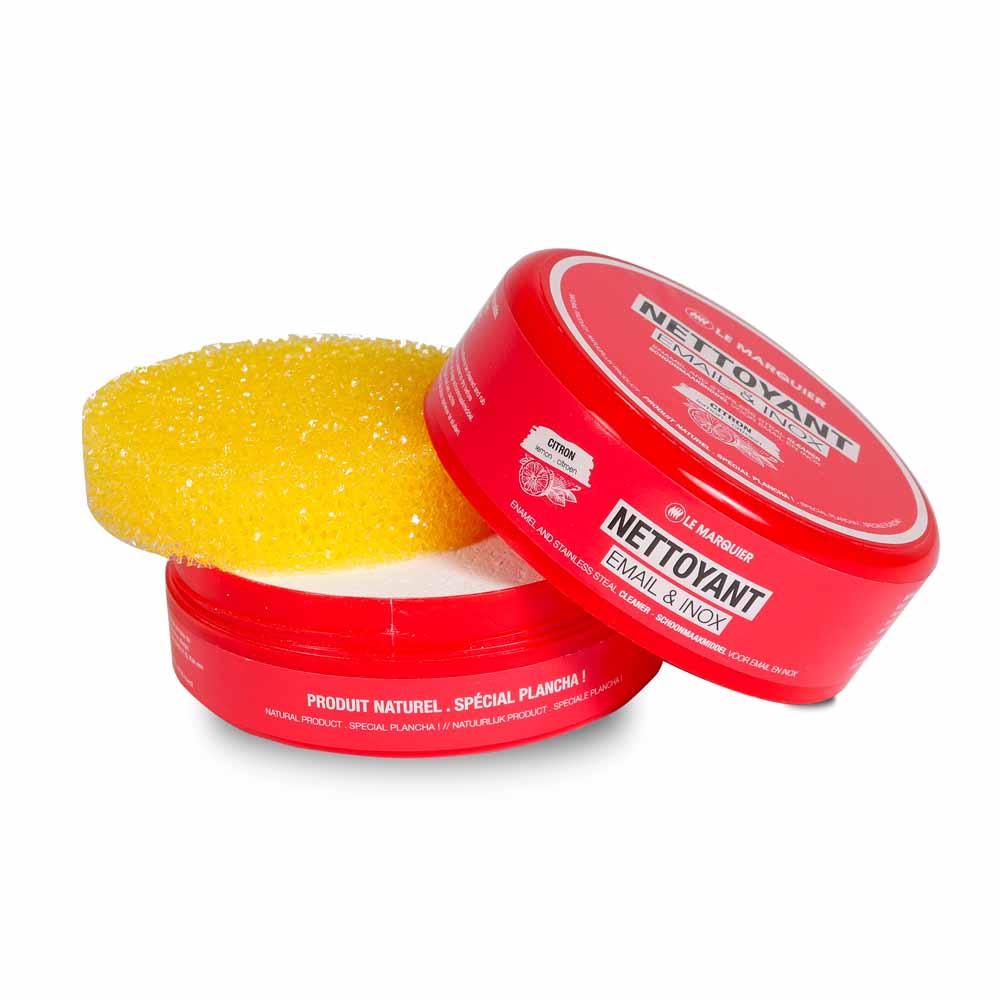 Nettoyant émail et inox 300g boite ouverte - LE MARQUIER