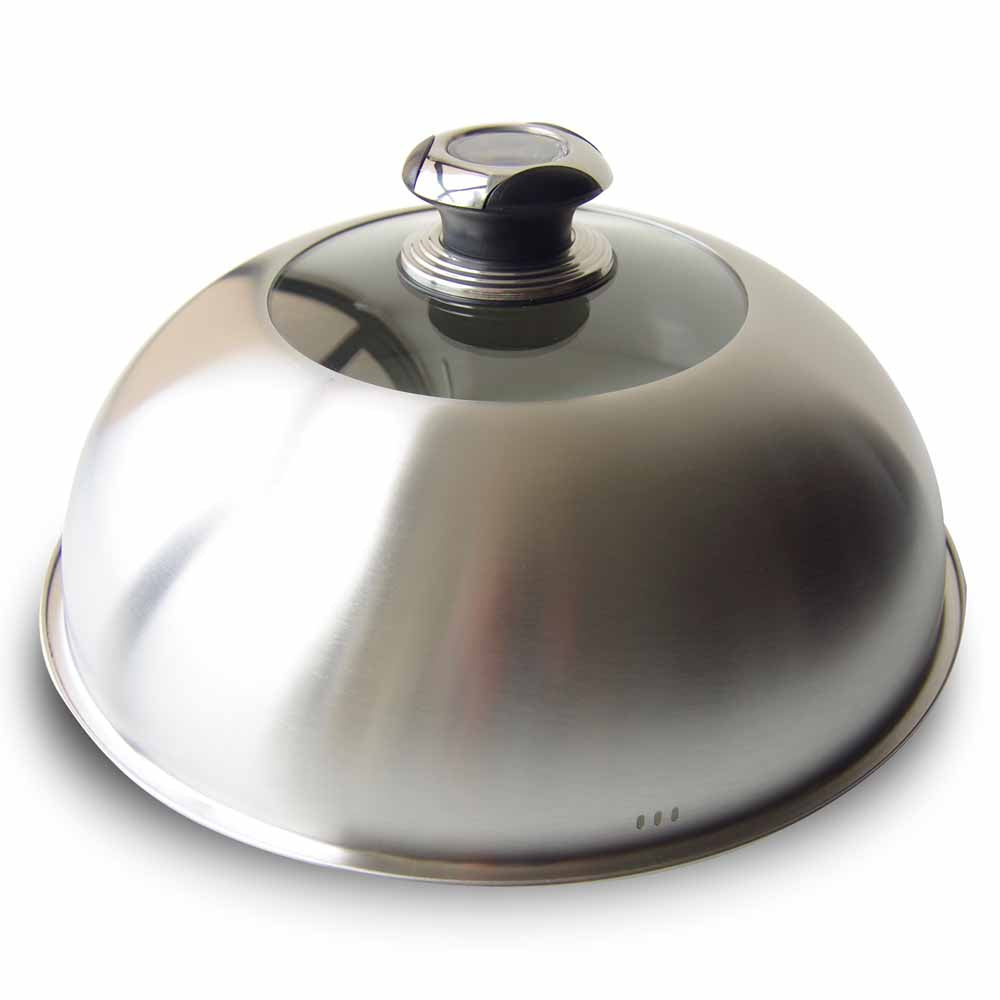 Cloche avec thermomètre pour planchas Le Marquier
