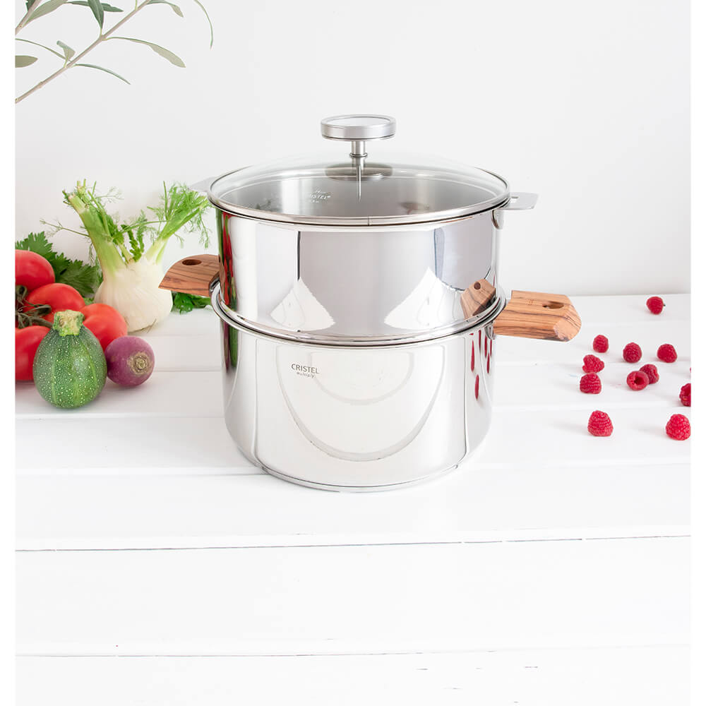 BIOME Anses en bois d'olivier 24cm Cristel